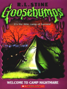 Cover of Goosebumps 9 – Welcome to Camp Nightmare