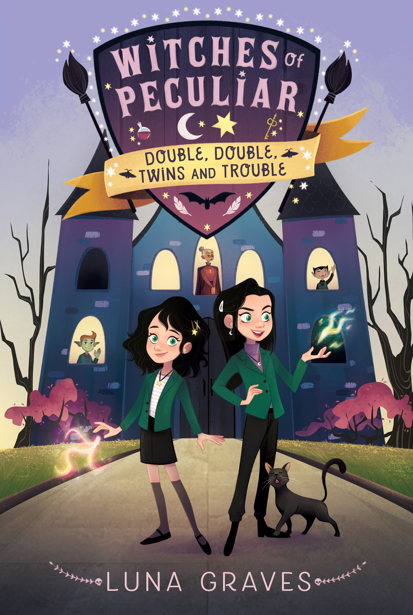 Cover of Witches of Peculiar – Double, Double, Twins and Trouble