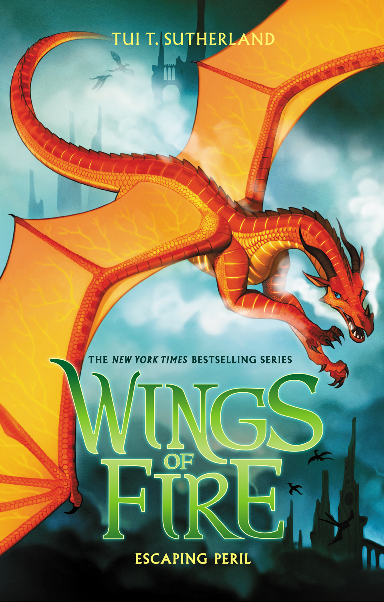 Cover of Wings of Fire 8: Escaping Peril
