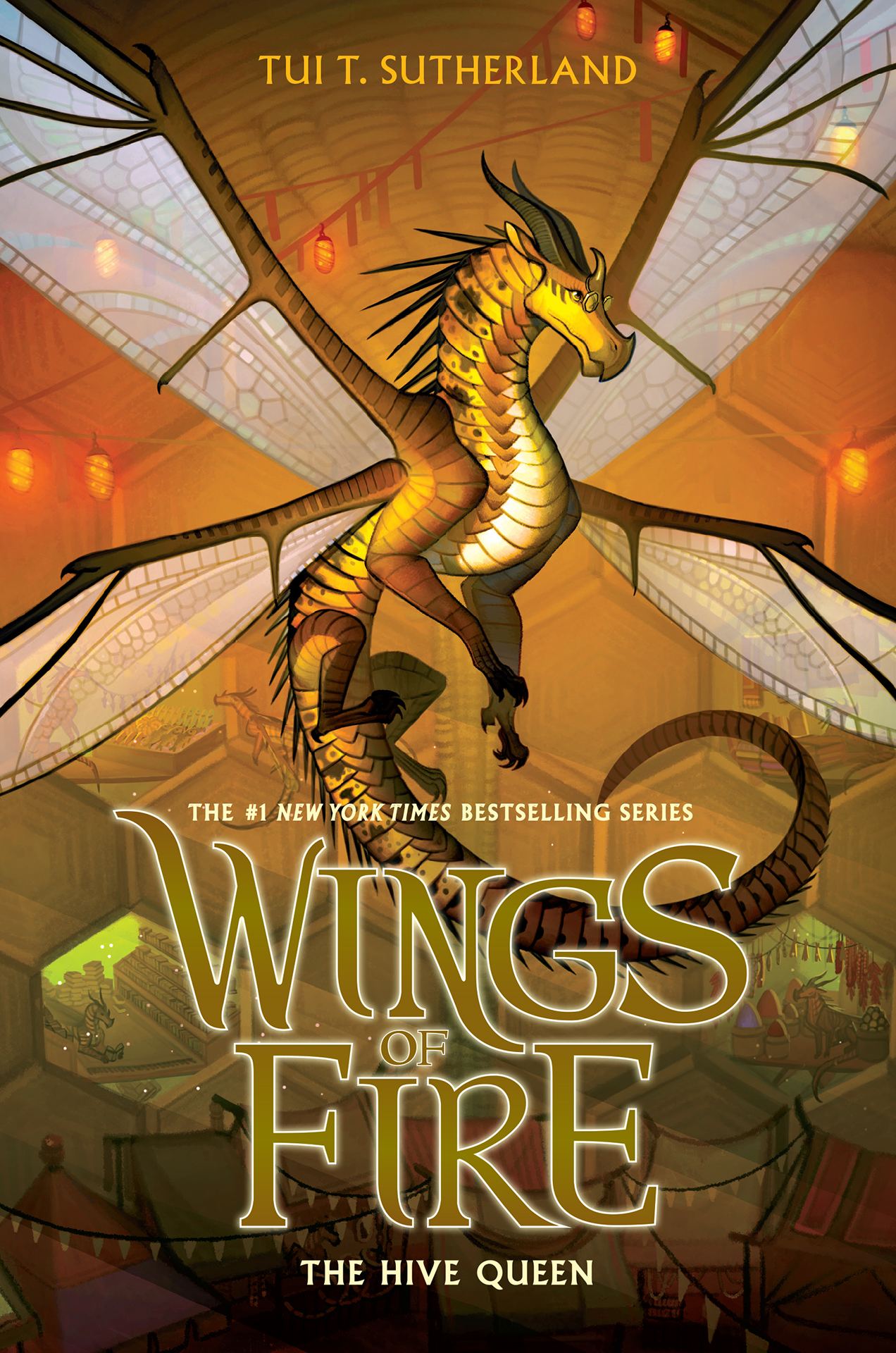 Cover of Wings of Fire 12: The Hive Queen