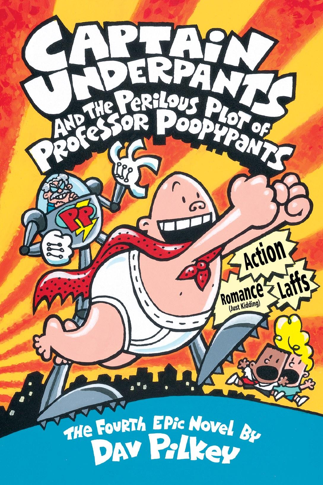Cover of Captain Underpants and the Perilous Plot of Professor Poopypants