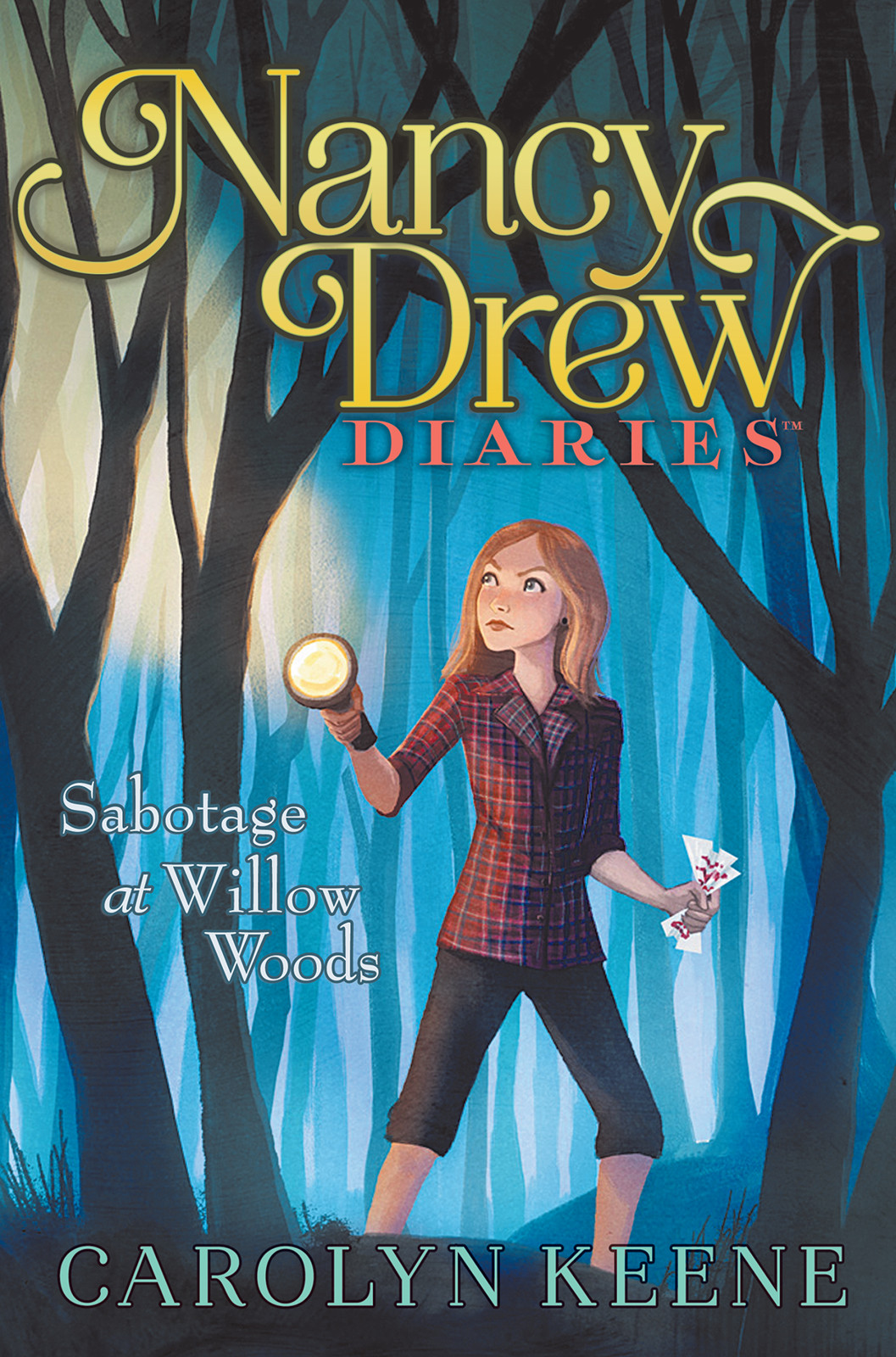 Cover of Nancy Drew Diaries 5 – Sabotage at Willow Woods