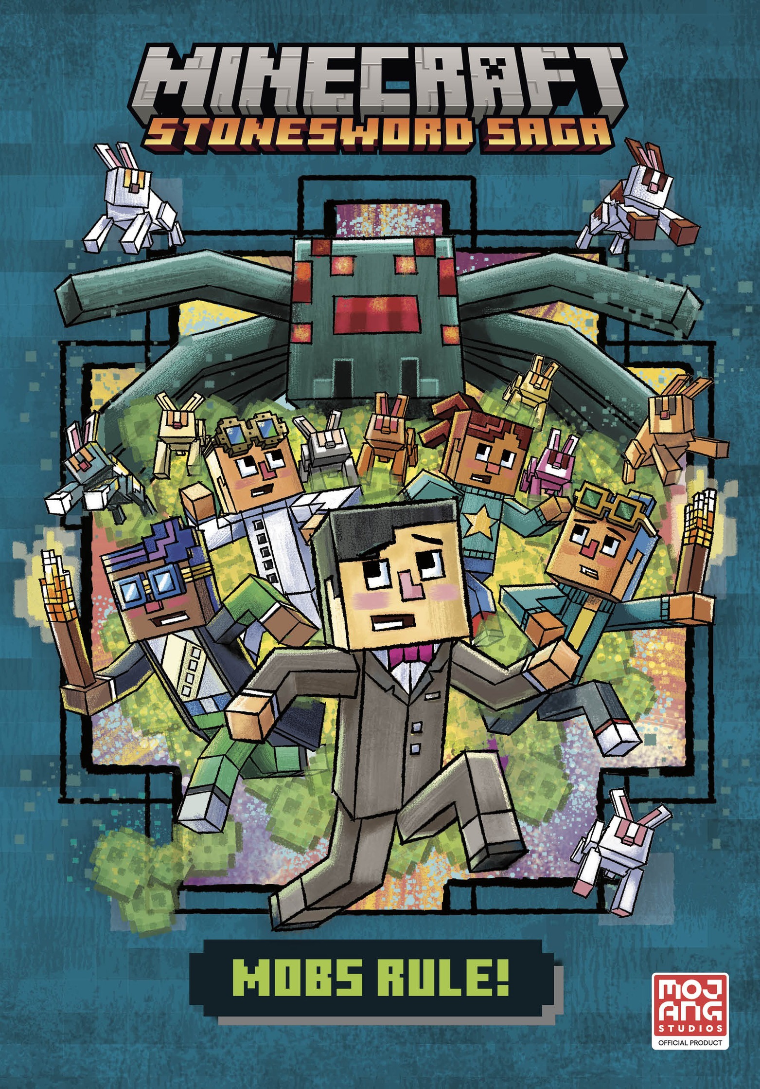 Cover of Minecraft Stonesword Saga 2 – Mobs Rule!