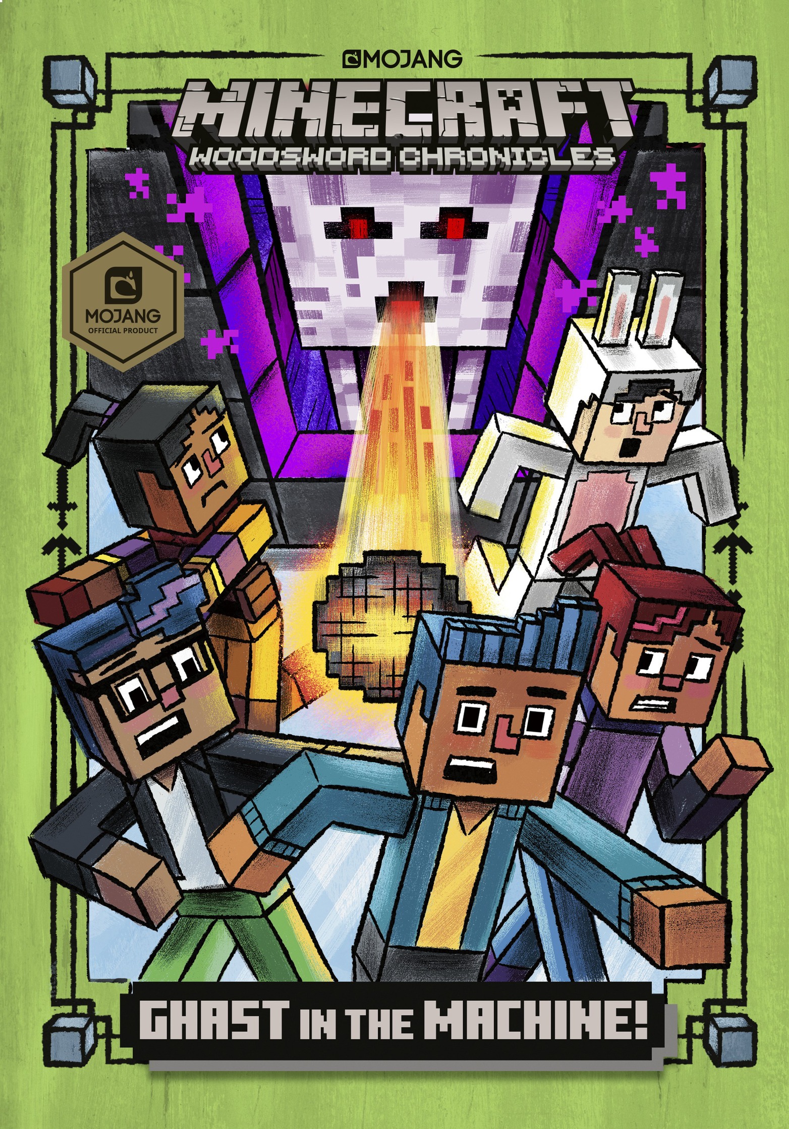 Cover of Minecraft Woodsword Chronicles – Ghast in the Machine!