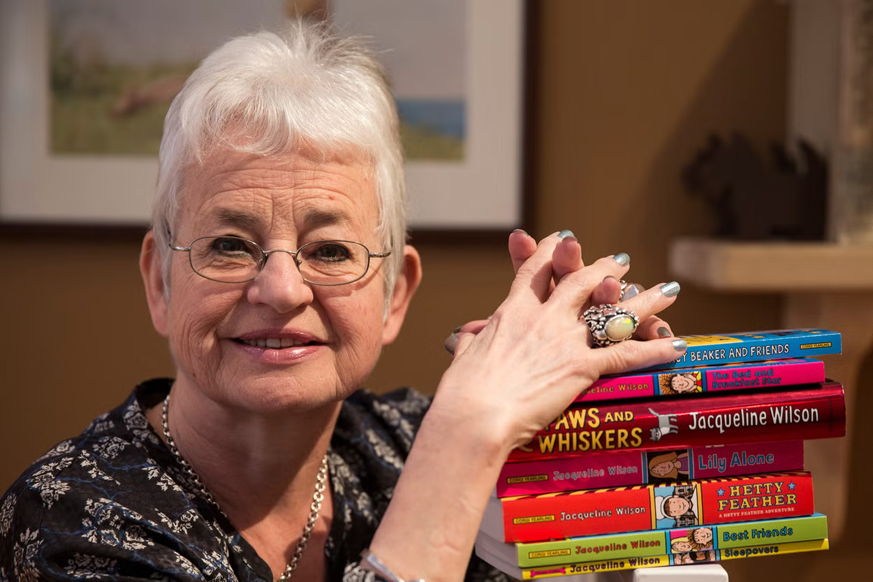 Profile picture of Jacqueline Wilson, children's author.