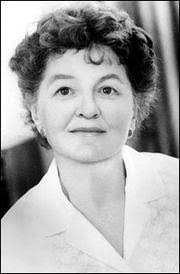 Profile picture of P. L. Travers, children's author.