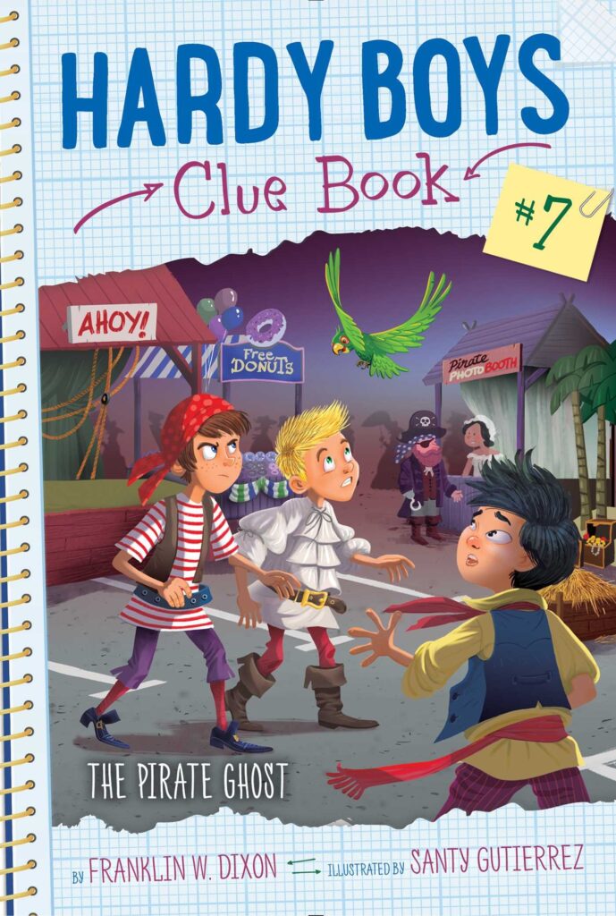 Hardy Boys Clue Book 7 - The Pirate Ghost Front Cover