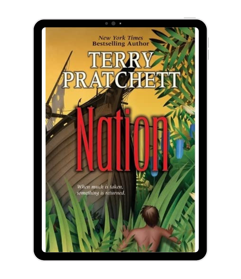 Nation by Terry Pratchett book cover