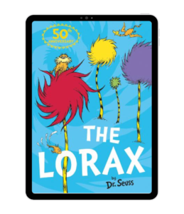 The Lorax by Dr Seuss book cover