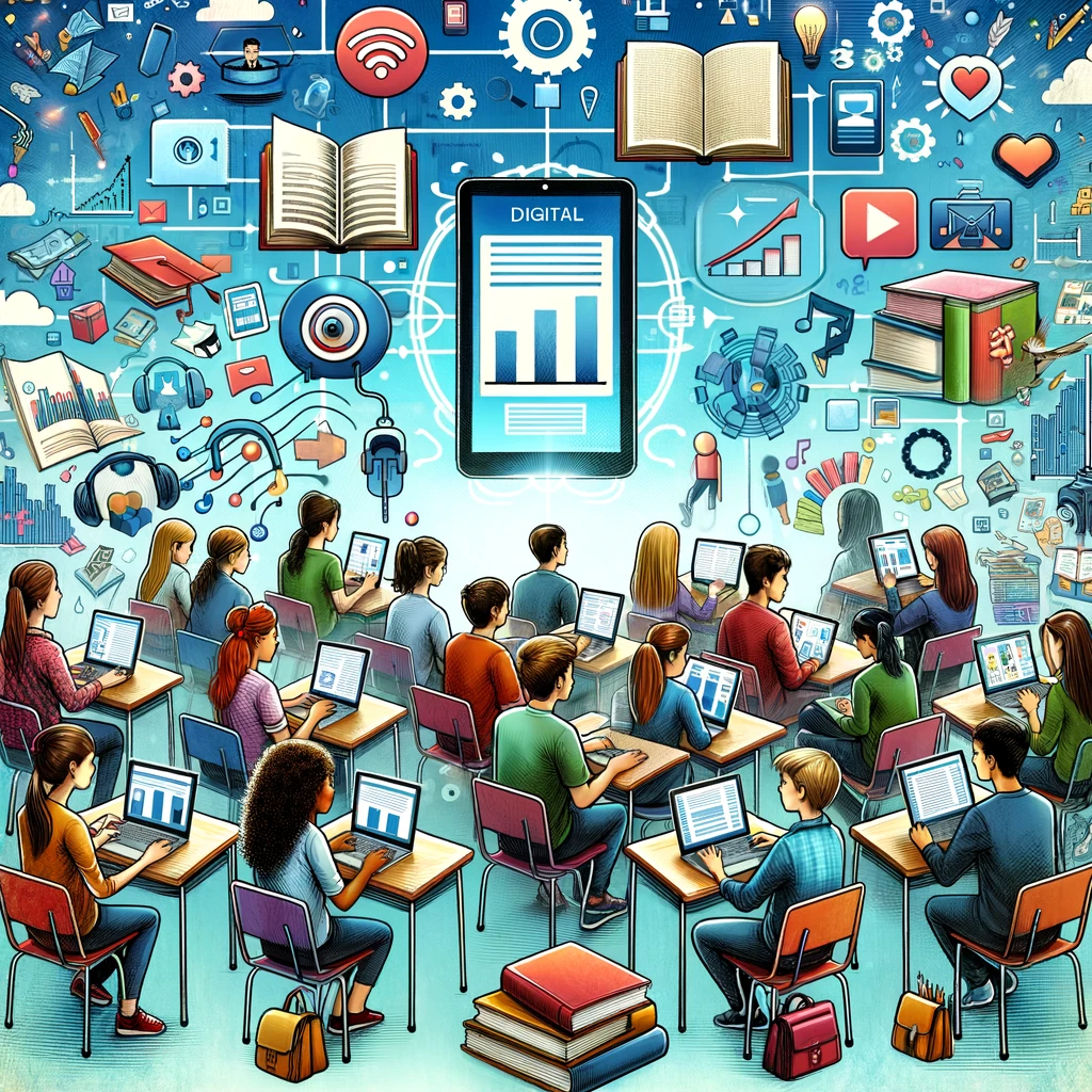 What strategies for improving reading outcomes can be implemented with the use of a digital reading log?