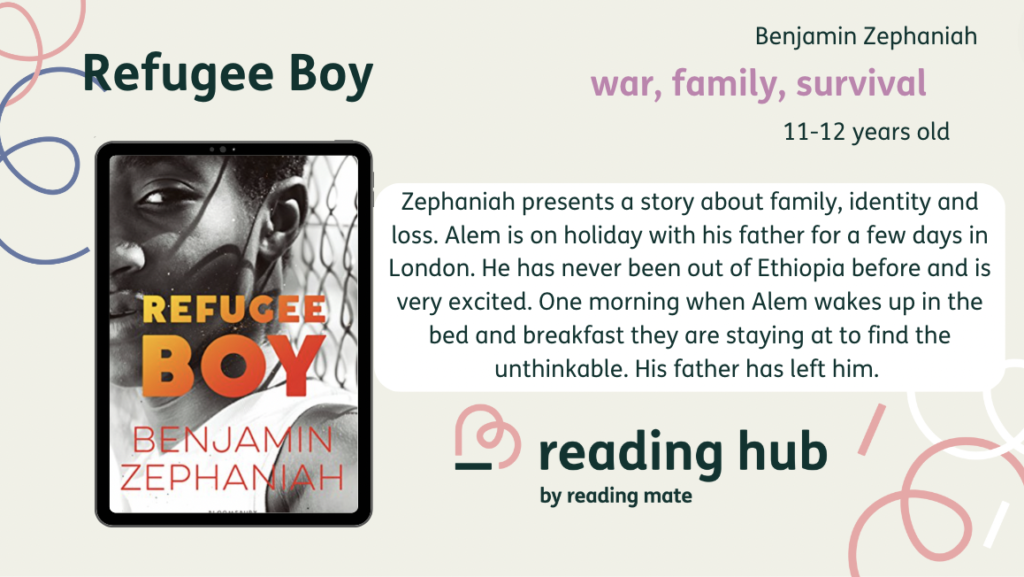 Refugee Boy by Benjamin Zephaniah book cover