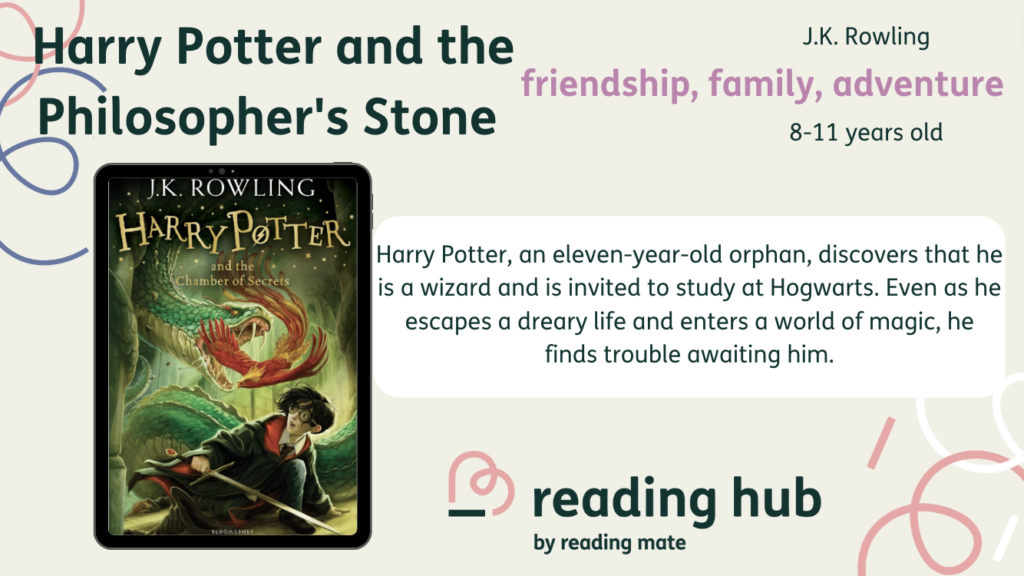Harry Potter and the Philosopher's Stone by J.K. Rowling book cover