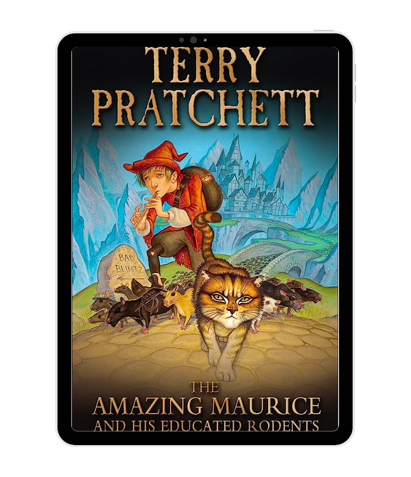 Terry Pratchett's Amazing Maurice and his educated rodents book cover